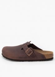 Klapki męskie BIRKENSTOCK BOSTON SFB LEOI HABANA. Brązowe klapki męskie Birkenstock, biznesowe. Za 599.99 zł.
