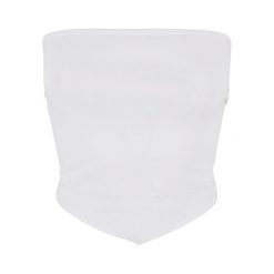 Top Damski Wiązany Bez Ramiączek 2pak. Białe koszulki sportowe damskie Urban Classics, xl, bez wzorów, sportowe, bez kołnierzyka. Za 84.99 zł.