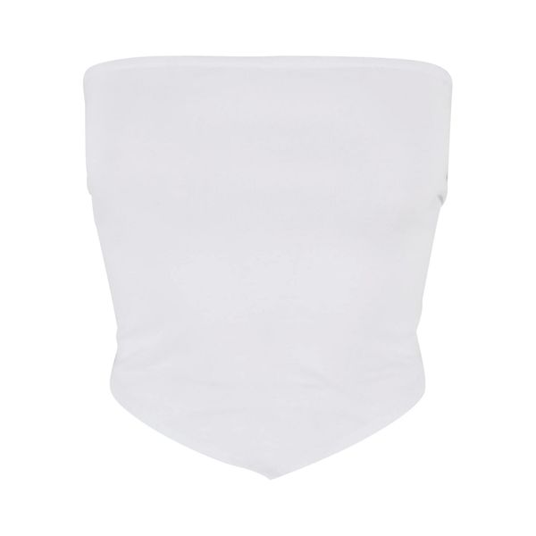 Top Damski Wiązany Bez Ramiączek 2pak. Białe koszulki sportowe damskie Urban Classics, xl, bez wzorów, sportowe, bez kołnierzyka. Za 84.99 zł.