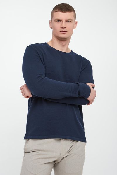 Sweter męski Svenor JOOP! JEANS. Swetry przez głowę męskie JOOP! Jeans, m, bez wzorów, z jeansu, bez kołnierzyka. W wyprzedaży za 391.20 zł.