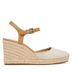 Espadryle MICHAEL Michael Kors. Białe sandały damskie MICHAEL Michael Kors, bez wzorów, bez obcasa, bez zapięcia. Za 589.99 zł.
