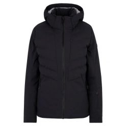 Damska kurtka narciarska Ziener Tokki. Czarne kurtki snowboardowe damskie Ziener, m, bez wzorów, z materiału, bez kaptura, narciarskie, primaloft. Za 1,129.00 zł.