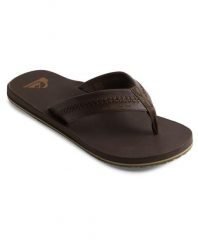 Sandały dla Mężczyzn CARVER NATURAL Brązowy. Brązowe sandały męskie Quiksilver, z gumy, bez zapięcia. Za 159.99 zł.