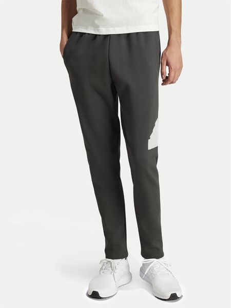 Adidas Spodnie dresowe Future Icons Badge of Sport IR9177 Szary Regular Fit. Szare spodnie sportowe męskie Adidas, m, bez wzorów, z bawełny. Za 189.99 zł.