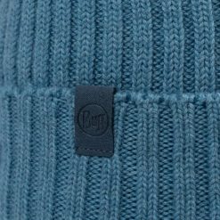 Czapka zimowa z wełny merino Norval. Niebieskie czapki i kapelusze męskie Buff, na zimę, bez wzorów, z wełny. Za 189.99 zł.