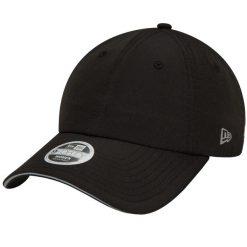 Czapka z daszkiem damska New Era 9FORTY Ponytail Open Back Cap. Czarne czapki i kapelusze damskie New Era, bez wzorów, z poliesteru, sportowe. Za 139.99 zł.
