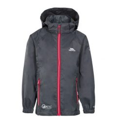 Trespass Qikpac X – unisex pakowalna kurtka Flint. Szare kurtki damskie Trespass, m, bez wzorów, z materiału, bez kaptura. Za 119.80 zł.