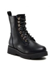 Nelli Blu Kozaki CS2688-13 Czarny. Czarne buty zimowe dziewczęce Nelli Blu, bez wzorów, ze skóry, bez zapięcia. Za 74.99 zł.