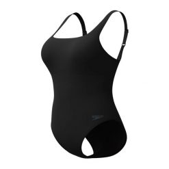 Strój kąpielowy jednoczęściowy damski na basen Speedo Shaping Eclipse. Czarne kostiumy jednoczęściowe damskie Speedo, s, bez wzorów, z elastanu, klasyczne, moda ciążowa, na fitness i siłownię. Za 201.49 zł.