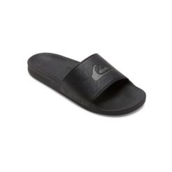 Sandały dla Mężczyzn RIVI Czarny. Brązowe sandały męskie Quiksilver, z gumy, bez zapięcia. Za 199.99 zł.
