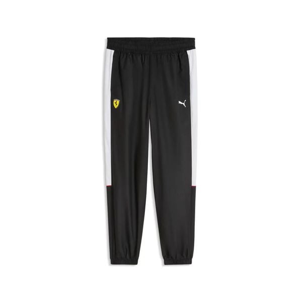 Spodnie dresowe Ferrari. Czarne spodnie sportowe męskie Puma, s, bez wzorów, z dresówki, na fitness i siłownię. Za 311.50 zł.