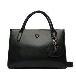 Torebka Guess. Czarne torebki do ręki damskie Guess, z aplikacjami, bez dodatków. Za 679.99 zł.