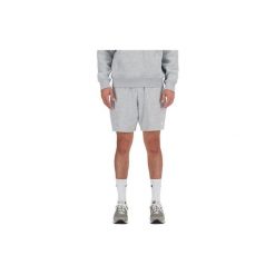 Szorty 7 French Terry Rozmiar XL Szary - MS41520AG. Szare krótkie spodenki sportowe męskie New Balance, xl, bez wzorów, z bawełny, na fitness i siłownię. Za 184.80 zł.
