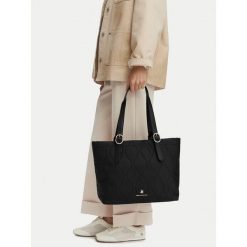 Torebka Beverly Hills Polo Club. Czarne torebki do ręki damskie Beverly Hills Polo Club, bez wzorów, bez dodatków. Za 199.99 zł.