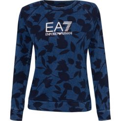 Bluza EMPORIO ARMANI EA7 Niebieski|Print. Bluzy damskie EA7 Emporio Armani. Za 196.00 zł.
