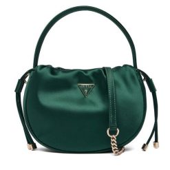 Torebka Guess. Zielone torebki do ręki damskie Guess, z aplikacjami, bez dodatków. Za 589.99 zł.