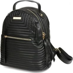 Versoli Plecak damski ekoskóra pojemny B5 regulowany modny czarny I61. Czarne plecaki damskie Versoli, bez wzorów. Za 131.99 zł.