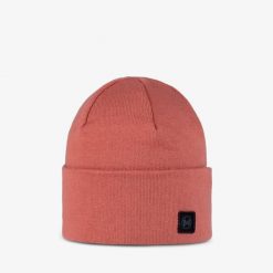 Czapka BUFF KNITTED BEANIE NIELS. Brązowe czapki i kapelusze męskie Buff, na zimę, bez wzorów, z dzianiny, retro. Za 94.99 zł.