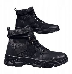 Buty TREKKINGOWE TAKTYCZNE WOJSKOWE MILITARNE Wodoodporne CAŁOROCZNE 44. Trekkingi męskie ITIMPORT. Za 242.05 zł.