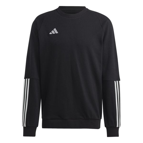 Bluza sportowa męska Adidas Tiro 23 Competition Crew. Czarne bluzy męskie Adidas, m, bez wzorów, z bawełny, bez kaptura. Za 163.99 zł.
