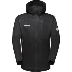 Kurtka softshell męska Mammut Ultimate VII SO Hooded Jacket. Czarne kurtki męskie Mammut, m, bez wzorów, z softshellu, sportowe, bez kaptura. Za 1,206.99 zł.