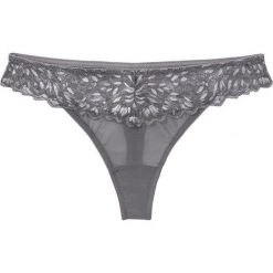 Stringi bonprix antracytowy. Szare stringi damskie bonprix, z koronki. Za 22.99 zł.