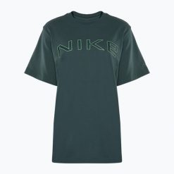 Koszulka damska Nike Sportswear Loose Graphic. Zielone obuwie sportowe damskie Nike, bez wzorów, na fitness i siłownię. Za 149.99 zł.