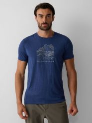4F Koszulka trekkingowa z włókna bambusowego męska - denim L. Koszulki sportowe męskie 4f, l, bez wzorów, z denimu, bez kołnierzyka, bez ramiączek, trekkingowe. Za 119.99 zł.