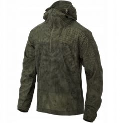 WINDRUNNER Windshirt - WindPack Nylon - Desert Night Camo - XS/Regular. Zielone kurtki męskie HELIKON, m, bez wzorów, z nylonu, bez kaptura. Za 408.47 zł.