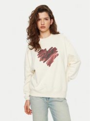 KARL LAGERFELD Bluza A1W20045 Écru Regular Fit. Bluzy damskie KARL LAGERFELD, xs, bez wzorów, z bawełny, bez kaptura. Za 729.99 zł.