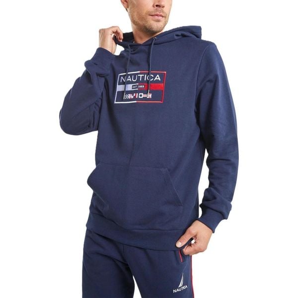 Sweter męski Nautica Brodie Oh. Niebieskie bluzy męskie Nautica, m, bez wzorów, z kapturem. Za 349.00 zł.
