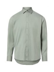 Nils Sundström koszula casual Mężczyźni Modern Fit Bawełna zielony, M. Zielone koszule męskie Nils Sundström, m, bez wzorów, z bawełny, casualowe, bez kołnierzyka, bez ramiączek. Za 119.95 zł.