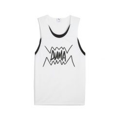 Tank top Puma Jaws Core. Białe t-shirty męskie Puma, m, bez wzorów, z materiału, klasyczne, bez kołnierzyka. Za 155.35 zł.