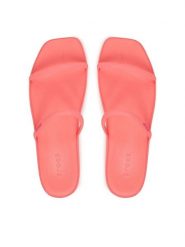 Crocs Klapki Miami Two Strap Sandal 209795 Różowy. Czerwone klapki damskie Crocs, bez wzorów, z tworzywa sztucznego, bez obcasa. Za 179.99 zł.