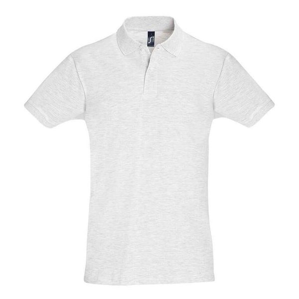 Męska Koszulka Polo Perfect Heather. Szare koszulki polo męskie SOL'S, l, bez wzorów, z bawełny, bez ramiączek. Za 68.99 zł.