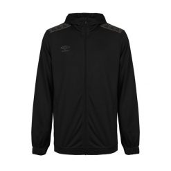 Bluza dresowa zapinana na zamek błyskawiczny Umbro. Czarne bluzy męskie Umbro, m, bez wzorów, z dresówki, bez kaptura, na fitness i siłownię. Za 327.50 zł.