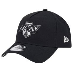 Czapka z daszkiem męska 9FORTY Los Angeles Kings NHL Cap. Czarne czapki i kapelusze męskie New Era, na lato, bez wzorów, z bawełny, sportowe. Za 99.99 zł.
