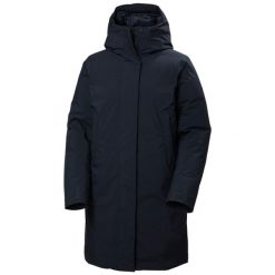 Parka dla kobiet Helly Hansen Pro HT. Niebieskie kurtki damskie Helly Hansen, na zimę, bez wzorów, bez kaptura. W wyprzedaży za 1,422.20 zł.