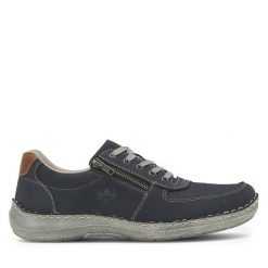 Półbuty Rieker. Półbuty damskie Rieker, bez wzorów, bez obcasa, na płaskiej podeszwie, bez zapięcia. Za 339.99 zł.