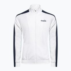 Kurtka męska Diadora Fz Jacket. Białe kurtki sportowe męskie Diadora, m, bez wzorów, z elastanu, tenisowe. Za 159.99 zł.