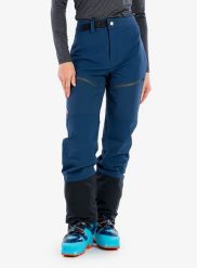 Spodnie skiturowe damskie Fjallraven Bergtagen Touring Trousers. Niebieskie spodnie materiałowe damskie Fjällräven, s, bez wzorów, z materiału. Za 923.99 zł.