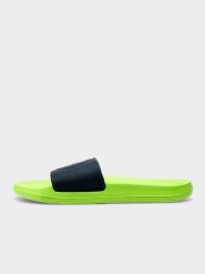 4F Klapki męskie 45. Zielone klapki męskie 4f, z syntetyku. W wyprzedaży za 59.99 zł.