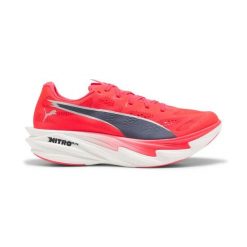 Damskie buty do biegania Puma Deviate Nitro Elite 4. Czerwone obuwie sportowe damskie Puma, bez wzorów, z kauczuku, do biegania. Za 1,073.50 zł.