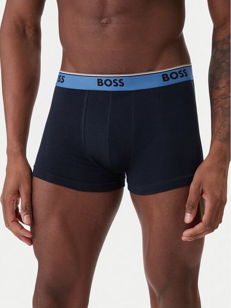 BOSS Komplet bokserek 50554693 Czarny. Czarne bokserki męskie Boss, l, bez wzorów, z bawełny. Za 170.99 zł.