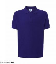 JHK Męskie polo z krótkim rękawem 100% stabilizowana bawełna, purpurowy S. Fioletowe koszulki polo męskie JHK, m, bez wzorów, z bawełny, bez ramiączek. Za 27.74 zł.