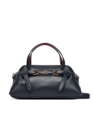 Tommy Hilfiger Torebka Th Buckle Mini Tote AW0AW19034 Granatowy. Niebieskie torebki do ręki damskie Tommy Hilfiger, bez wzorów, ze skóry, bez dodatków. Za 529.99 zł.