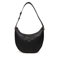 Torebka Guess. Czarne torebki do ręki damskie Guess, z aplikacjami, klasyczne, bez dodatków. Za 469.99 zł.