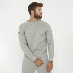 Oversize Bluza sportowa Zagabria. Czarne bluzy męskie Legea, xl, bez wzorów, bez kaptura, na fitness i siłownię. Za 100.00 zł.