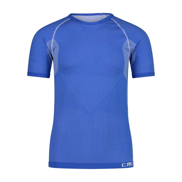 Koszulka CMP. Niebieskie koszulki sportowe męskie CMP, m, bez wzorów, z materiału, bez kołnierzyka, bez ramiączek, na fitness i siłownię. Za 151.00 zł.