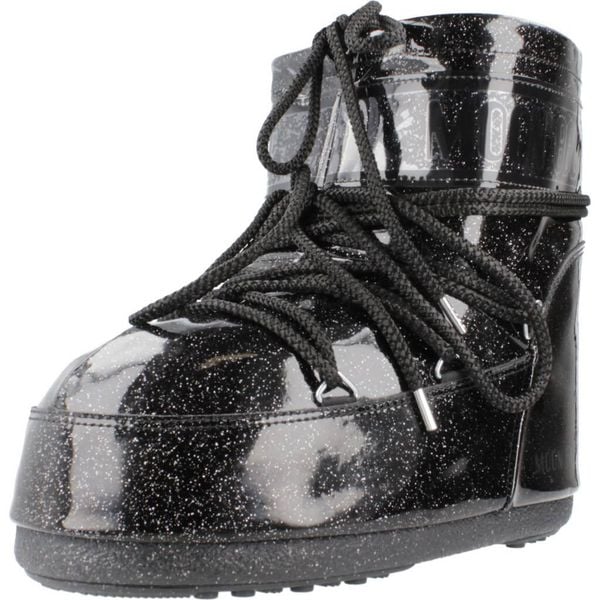 Buty Moon Boot Model Mb Icon Low Glitter Kolor Czarny. Czarne obuwie sportowe damskie Moon Boot, bez wzorów, z syntetyku. Za 999.00 zł.